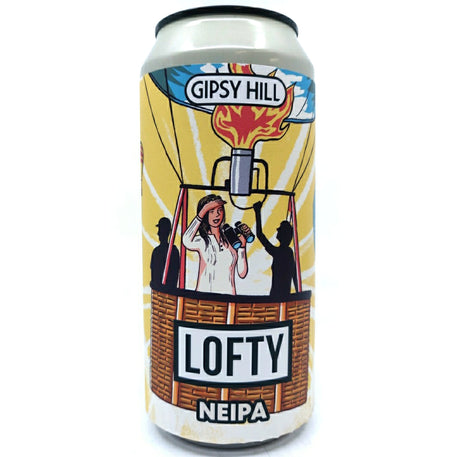 Gipsy Hill Lofty New England IPA 5.5% (440ml can)-Hop Burns & Black