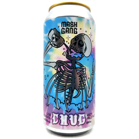 Mash Gang Chug Low Alcohol Hazy Pale Ale 0.5% (440ml can)-Hop Burns & Black