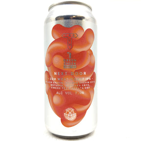 Track x Greek Cheek Next Door DDH West Coast IPA 7% (440ml can)-Hop Burns & Black