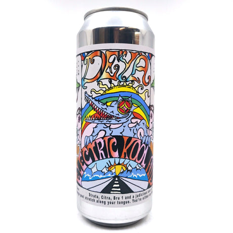 DEYA Electric Kool Aid Dry Hopped Wit Beer 4.7% (500ml can)-Hop Burns & Black