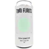 Two Flints DDH Simcoe West Coast IPA 6% (440ml can)-Hop Burns & Black