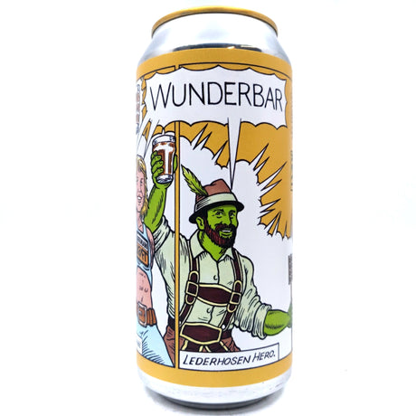 Anspach & Hobday x German Kraft Wunderbar Session IPA 4.3% (440ml can)-Hop Burns & Black