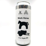Baron Brewing x Abyss Work Horse Triple New England IPA 11% (500ml can)-Hop Burns & Black
