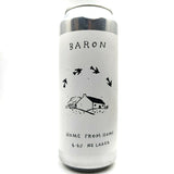 Baron Brewing Home From Home Lager 4.4% (500ml can)-Hop Burns & Black