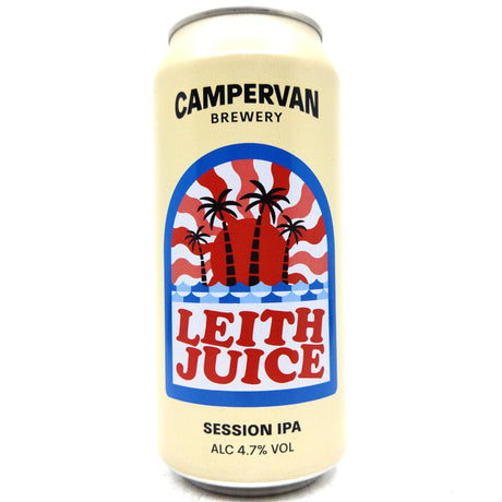Campervan Leith Juice Session IPA 4.7% (440ml can)-Hop Burns & Black