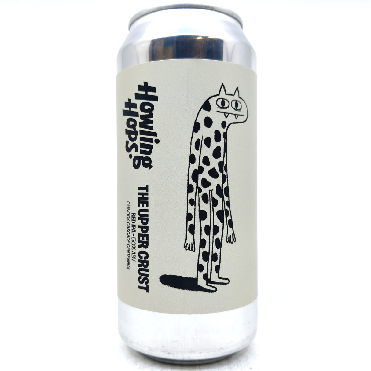 Howling Hops The Upper Crust Red IPA 5% (440ml can)-Hop Burns & Black