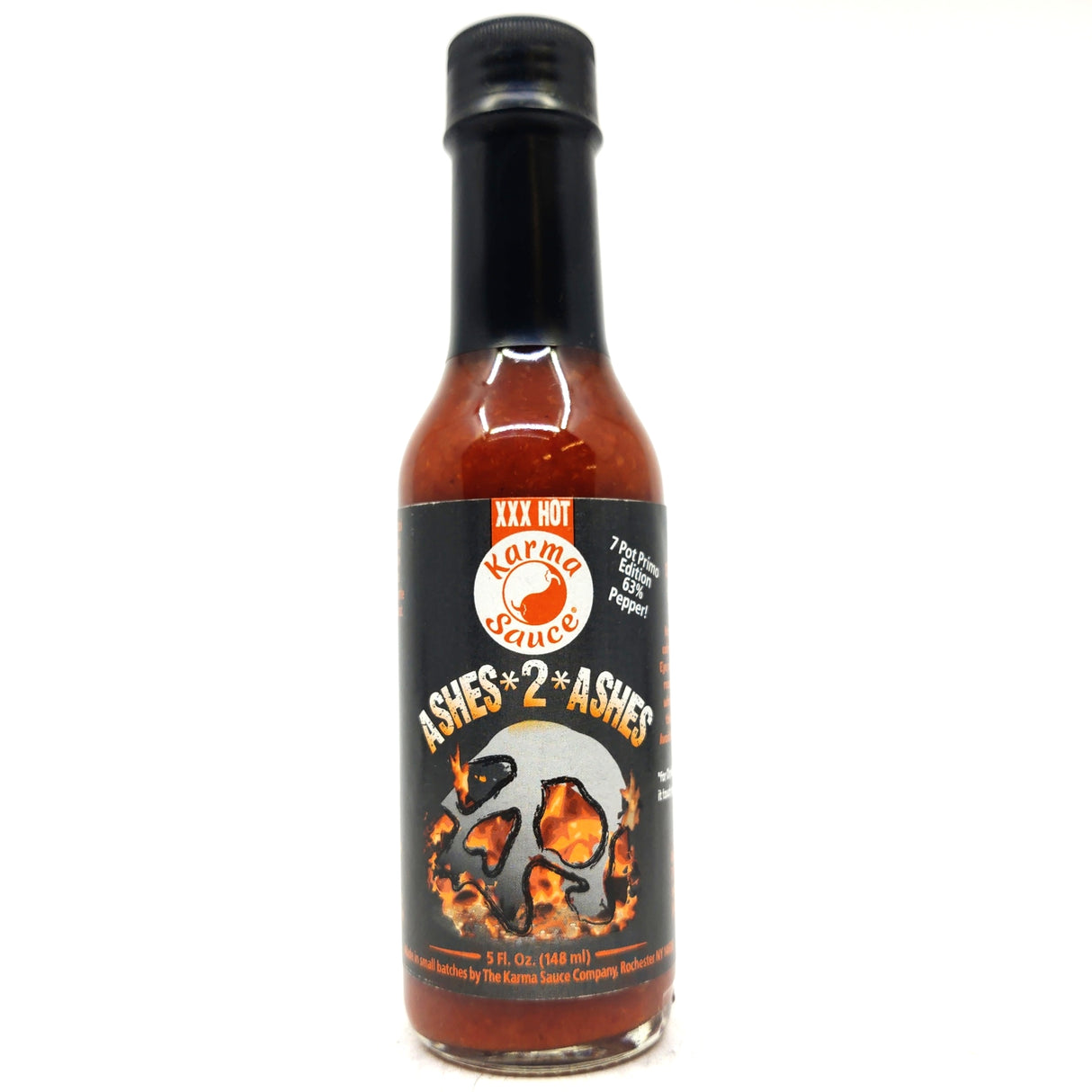 Karma Sauce Ashes to Ashes Hot Sauce (148ml)-Hop Burns & Black