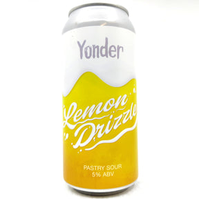 Yonder Lemon Drizzle Pastry Sour 5% (440ml can)-Hop Burns & Black
