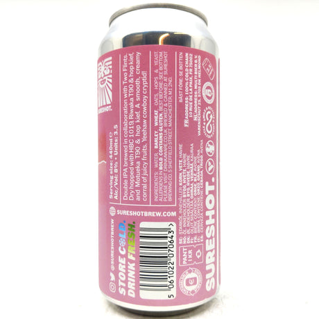 Sureshot x Two Flints Bigfoot Rodeo Double IPA 8% (440ml can)-Hop Burns & Black