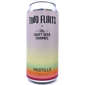 Two Flints x Craft Beer Hour Pastille NZ IPA 6% (440ml can)-Hop Burns & Black
