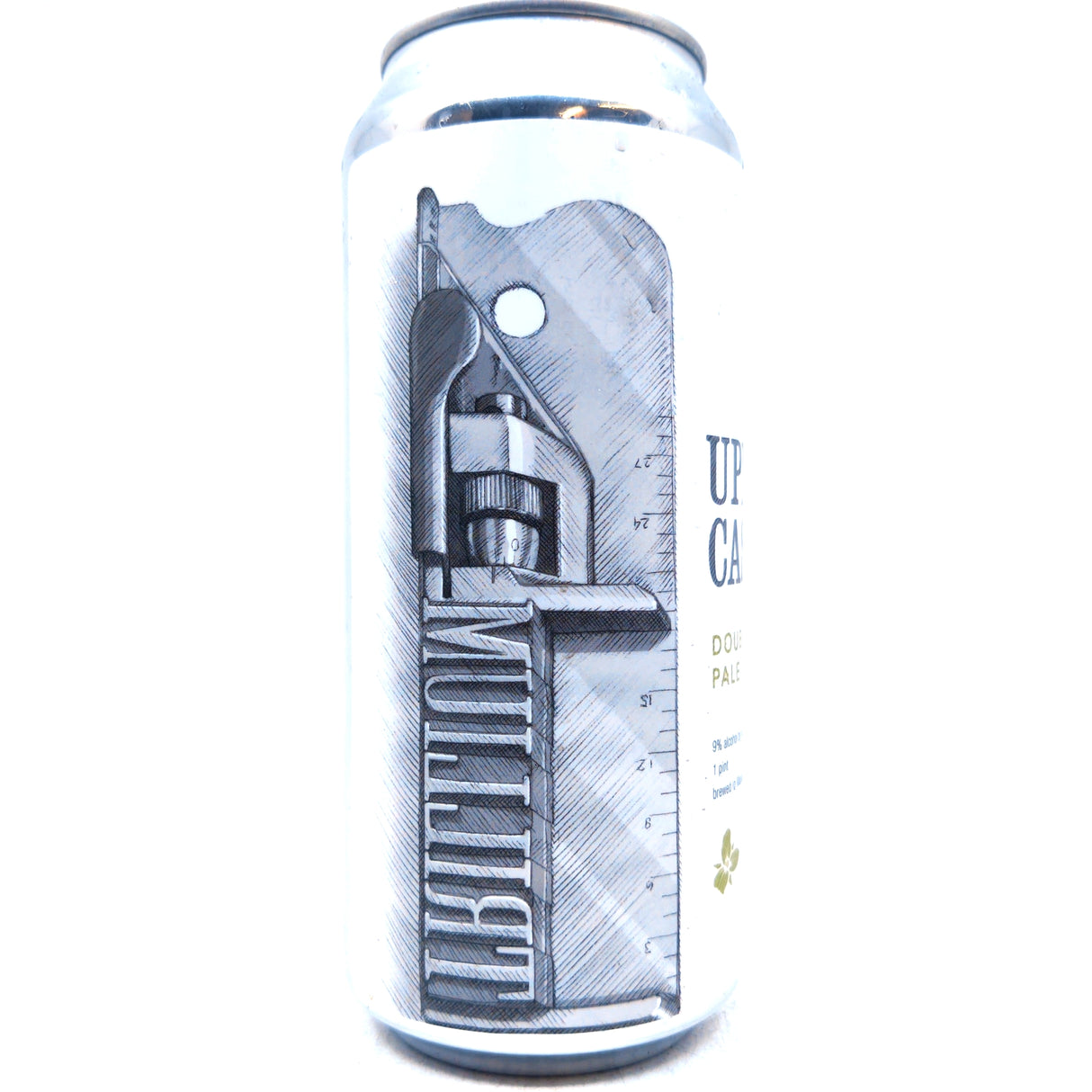 Trillium Upper Case Double IPA 9% (473ml can)-Hop Burns & Black