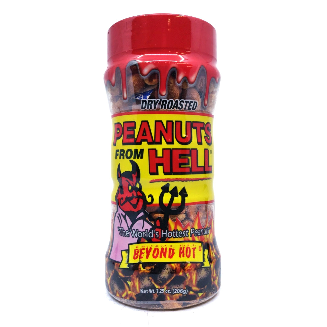 Habanero Peanuts From Hell (206g)-Hop Burns & Black
