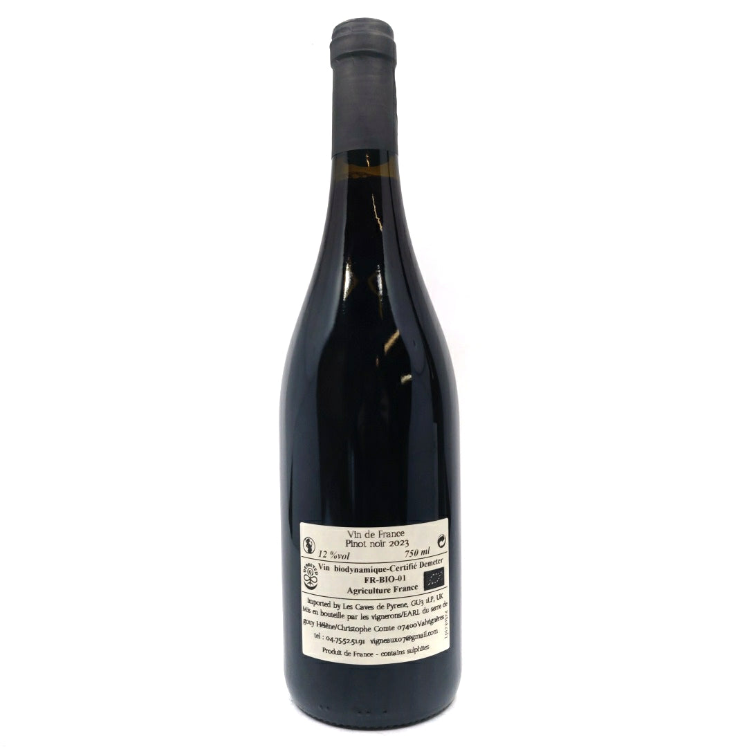 Domaine des Vigneaux Du Bout des Doigts Pinot Noir 2023 12% (750ml)-Hop Burns & Black