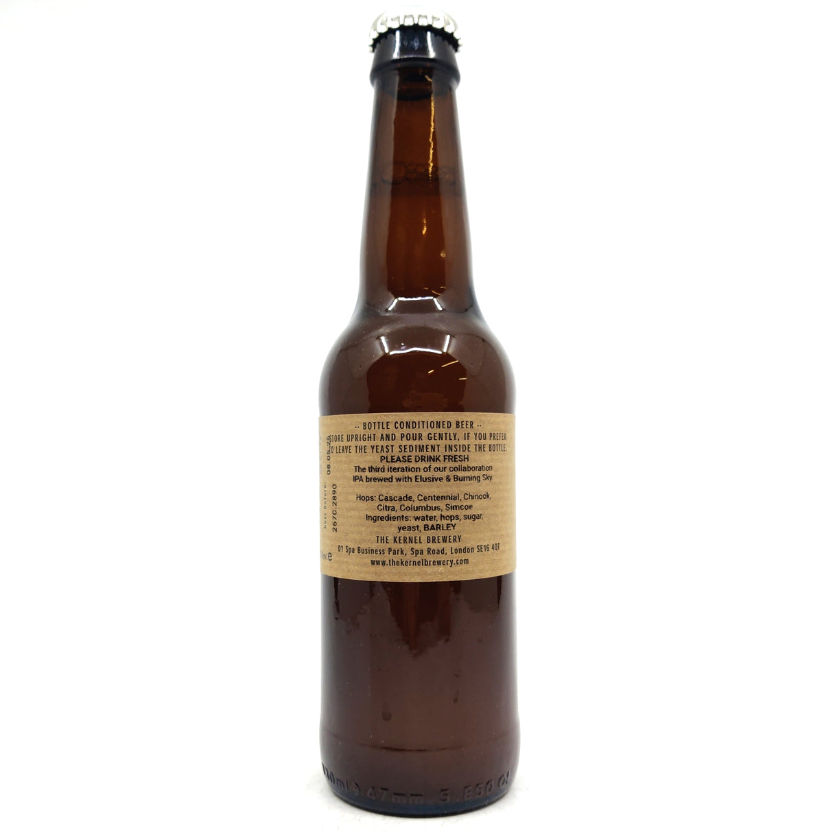 Kernel x Elusive x Burning Sky Destination V3 IPA 6.8% (330ml)-Hop Burns & Black