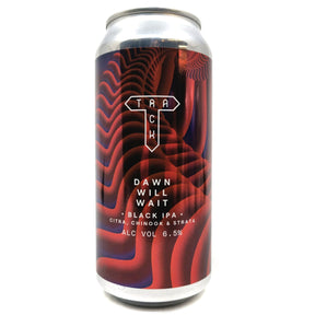 Track Dawn Will Wait Black IPA 6.5% (440ml can)-Hop Burns & Black