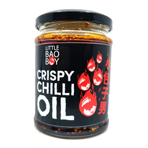 Thiccc Sauce x Little Bao Boy Crispy Chilli Oil (260g)-Hop Burns & Black
