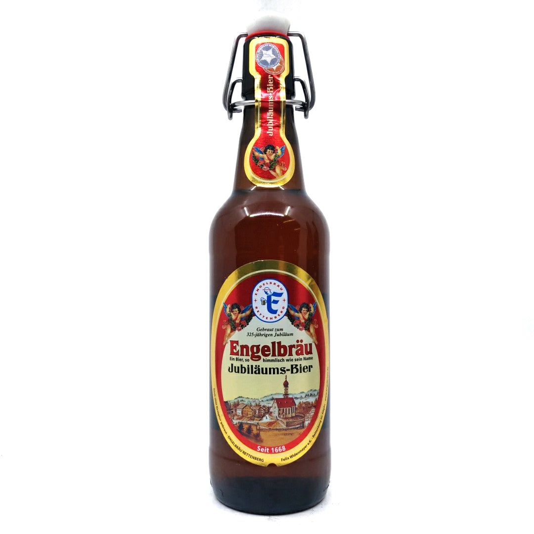 Engelbrau Jubiläumsbier Lager 5.5% (500ml)-Hop Burns & Black