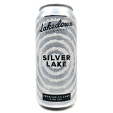 Lakedown Silver Lake Pilsner 5% (440ml can)-Hop Burns & Black