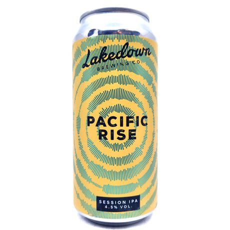 Lakedown Pacific Rise Session IPA 4.5% (440ml can)-Hop Burns & Black