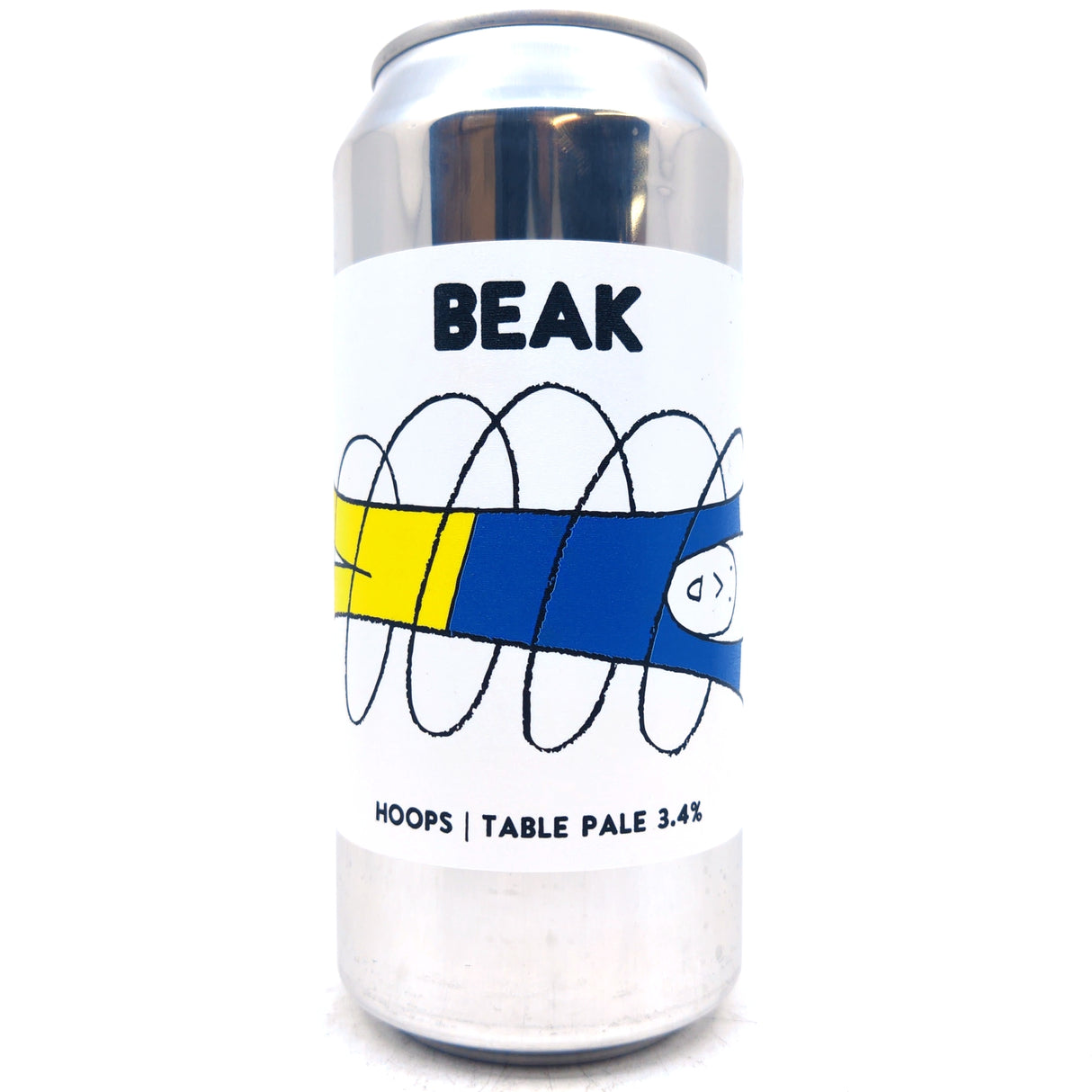 Beak Brewery Hoops Table Pale 3.4% (440ml can)-Hop Burns & Black