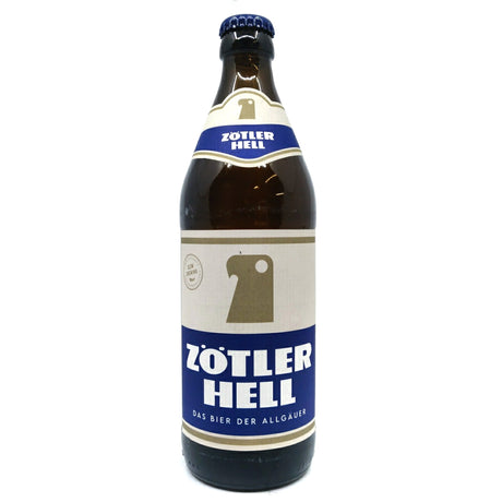 Zotler Bayerisch Hell 4.8% (500ml)-Hop Burns & Black