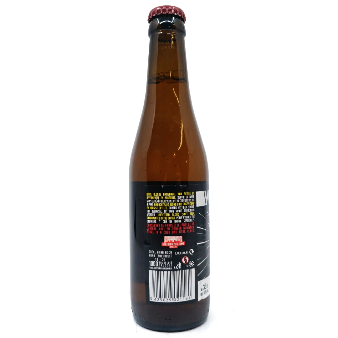 Brasserie de la Senne x Cantillon Wadesda #9 Tripel Saison 8% (330ml)-Hop Burns & Black