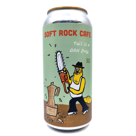 Pretty Decent Soft Rock Cafe DDH Pale Ale 5% (440ml can)-Hop Burns & Black