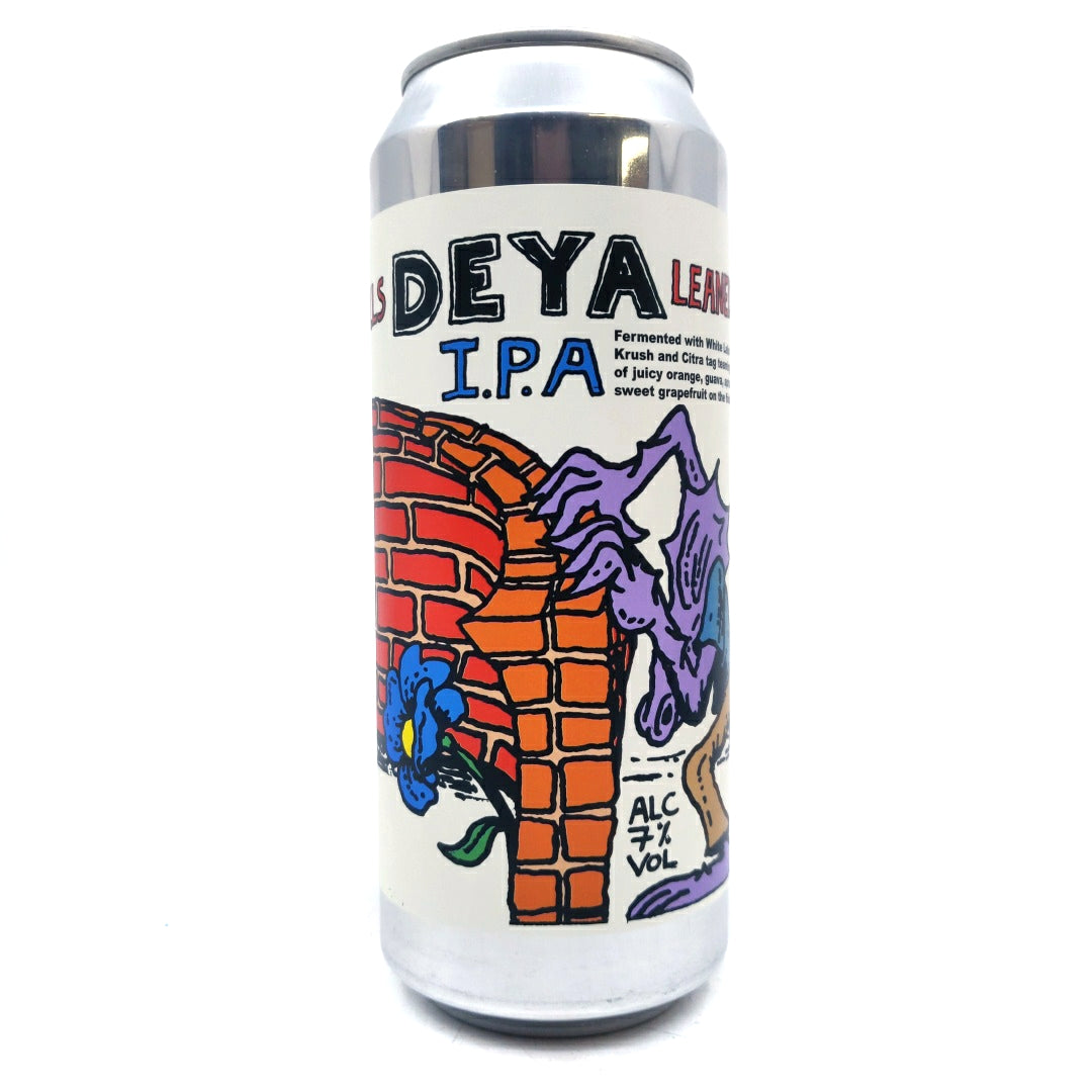 DEYA The Walls Leaned Away IPA 7% (500ml can)-Hop Burns & Black