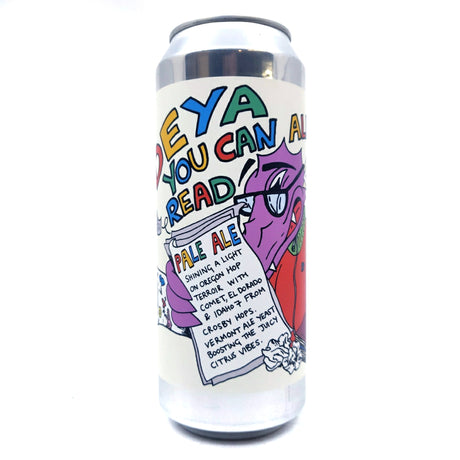 DEYA You Can All Read Pale Ale 5.5% (500ml can)-Hop Burns & Black
