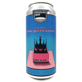 Pressure Drop Even More King Queen Knave Double IPA 8.2% (440ml can)-Hop Burns & Black