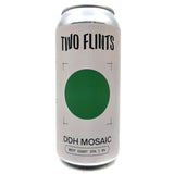 Two Flints DDH Mosaic West Coast IPA 6% (440ml can)-Hop Burns & Black