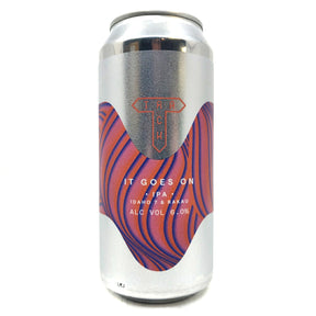 Track It Goes On IPA 6% (440ml can)-Hop Burns & Black
