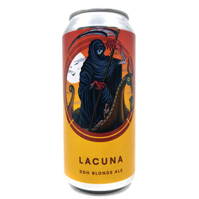 Otherworld Lacuna DDH Blonde Ale 6.5% (440ml can)-Hop Burns & Black