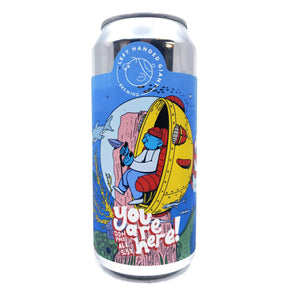 Left Handed Giant You Are Here DDH Pale 5.5% (440ml can)-Hop Burns & Black