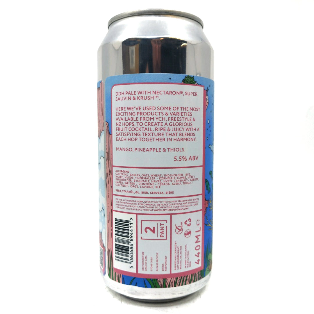 Left Handed Giant You Are Here DDH Pale 5.5% (440ml can)-Hop Burns & Black