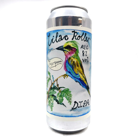DEYA Lilac Roller Double IPA 8% (500ml can)-Hop Burns & Black
