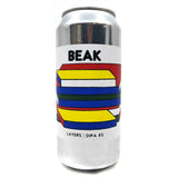 Beak Brewery Layers Double IPA 8% (440ml can)-Hop Burns & Black