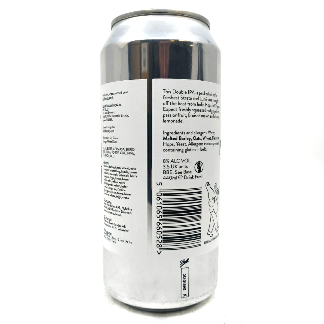 Beak Brewery Layers Double IPA 8% (440ml can)-Hop Burns & Black