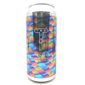 Track Aperture West Coast IPA 7.2% (440ml can)-Hop Burns & Black