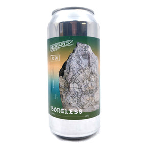 Neon Raptor x To Ol Boneless New England IPA 6.8% (440ml can)-Hop Burns & Black