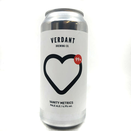 Verdant Vanity Metrics Pale Ale 4.9% (440ml can)-Hop Burns & Black