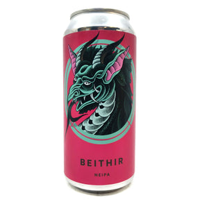 Otherworld Beithir New England IPA 6.3% (440ml can)-Hop Burns & Black