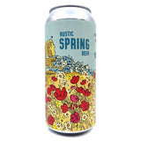 Burning Sky Rustic Spring Beer 4.2% (440ml can)-Hop Burns & Black