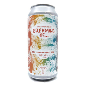 Track Dreaming Of... DDH Peacherine IPA 7% (440ml can)-Hop Burns & Black
