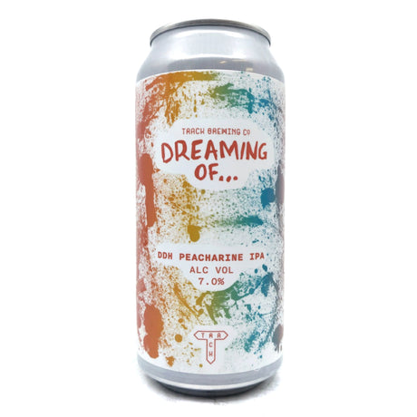 Track Dreaming Of... DDH Peacherine IPA 7% (440ml can)-Hop Burns & Black