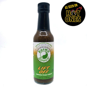 Karma Lift Off Green Thai Vibes Hot Sauce (148ml)-Hop Burns & Black