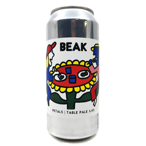 Beak Brewery Petals Table Pale Ale 3.4% (440ml can)-Hop Burns & Black