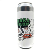Baron Brewing Hard Truth Double IPA 8% (500ml can)-Hop Burns & Black