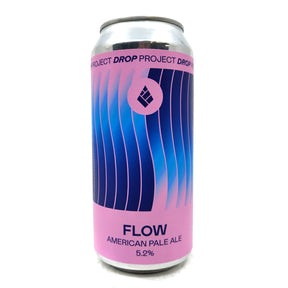 Drop Project Flow American Pale Ale 5.2% (440ml can)-Hop Burns & Black