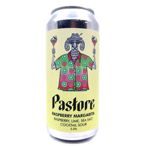 Pastore Raspberry Margarita Cocktail Sour 5% (440ml can)-Hop Burns & Black